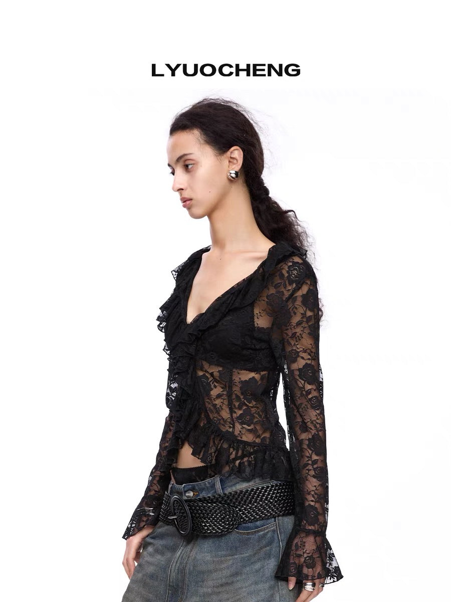 Black Laced Top