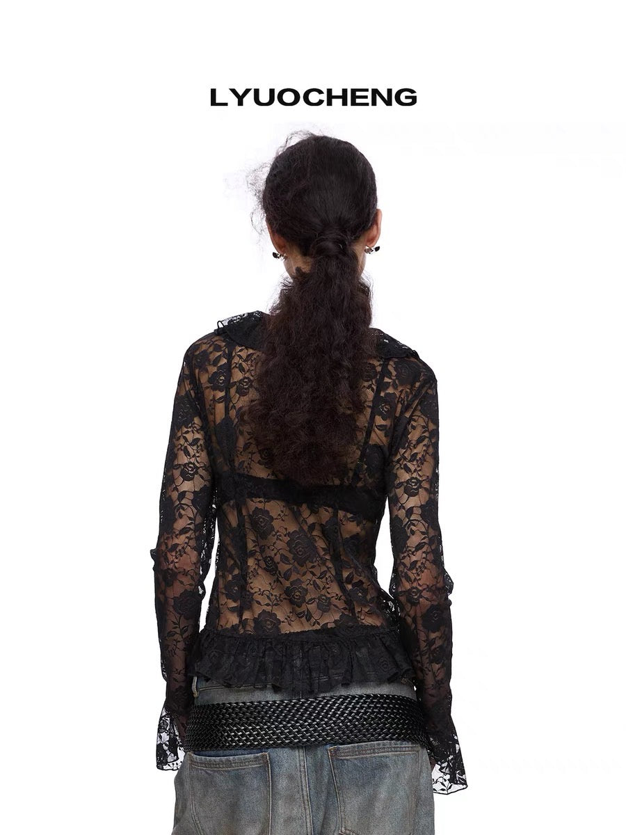 Black Laced Top